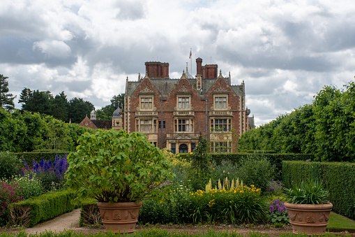 Sandringham House with Garden in foreground