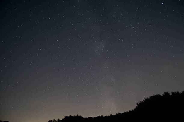 istock Beautiful shot of a starry night sky 1438616112