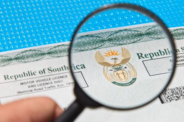 istock A South African motor vehicle car licence document 1438616142
