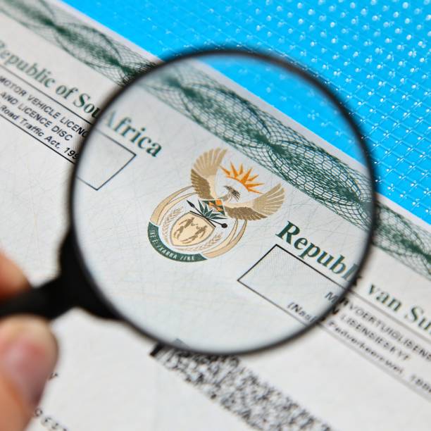 istock A South African motor vehicle car licence document 1438616175