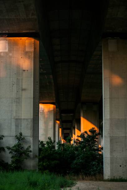 istock Beautiful shot of architectural design under the bridge 1438616270