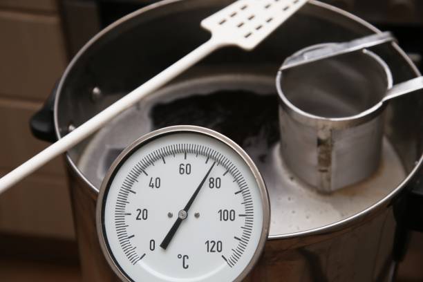 istock Brewing craft beer in a kitchen. 1438616345