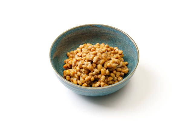 istock Japanese Natto (fermented soybeans) on white background 1438622818