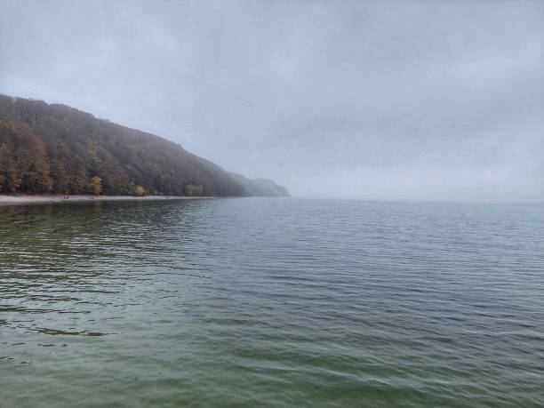 istock Misty view of coast 1438631497