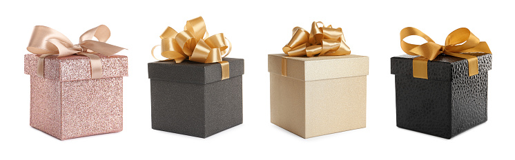 3d rendering different gift box