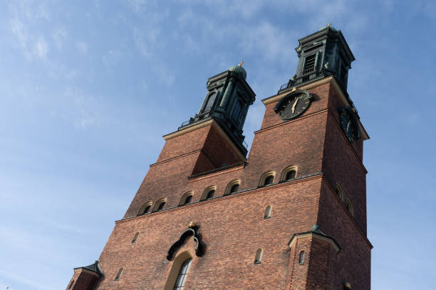 cathedral in eskilstuna sweden - eskilstuna bildbanksfoton och bilder