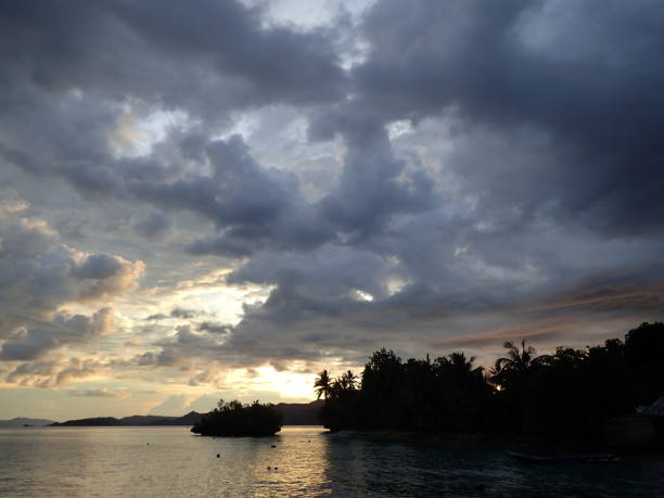 istock sunset on Saporkren bay 1438655488