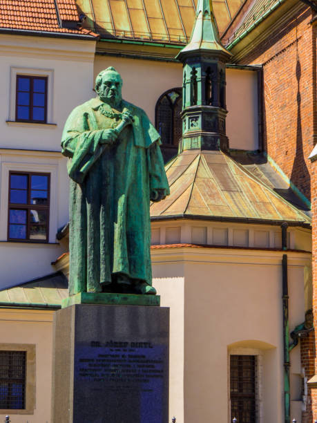 istock Dr. Jozef Dietel Monument, Krakow, Poland 1438656766