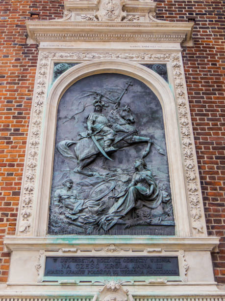 istock Bas relief, St. Mary's Basilica, Krakow 1438661252