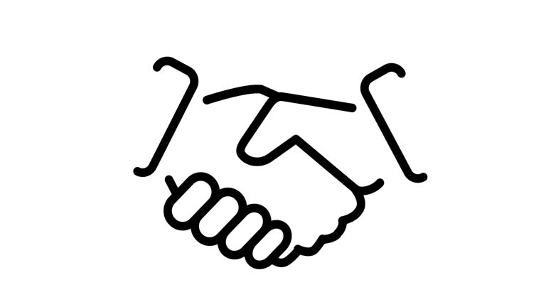 1,200+ Handshake Icon Stock Videos - iStock