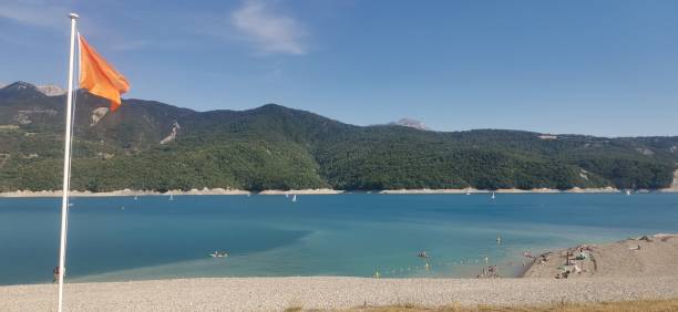 Beautiful gap beach, accompanied by its mountainous background