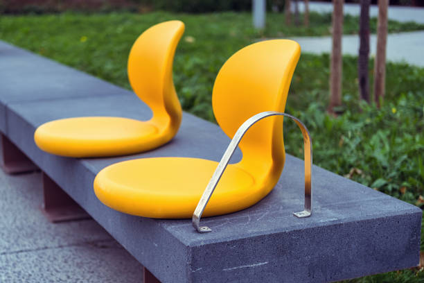 istock Yellow color on the street 1438673331
