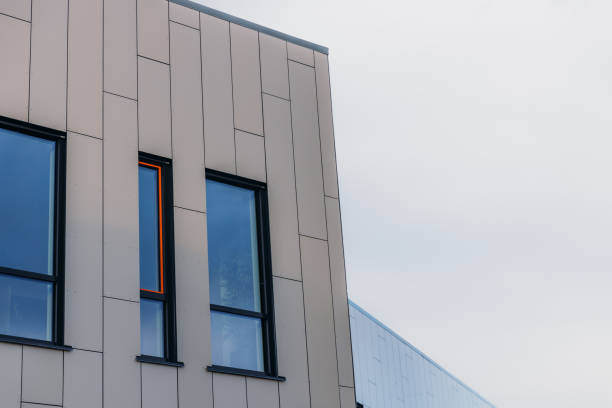 istock Minimalistic abstract view of the the modern city architecture 1438676913