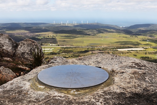 Port Elizabeth, South Africa – October 08, 2019: A navigational beacon at the summit of Lady's Slipper mountain in Port Elizabeth.