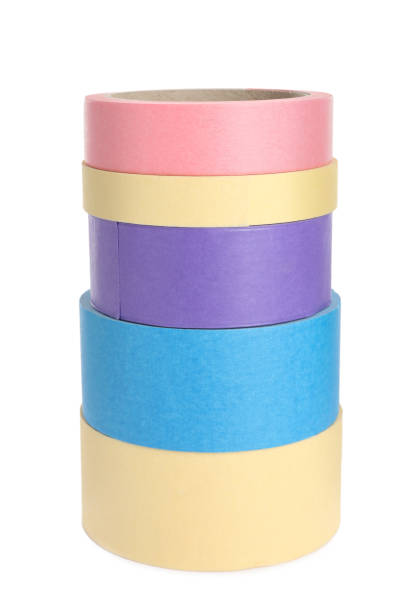 istock Many different rolls of adhesive tape on white background 1438694687
