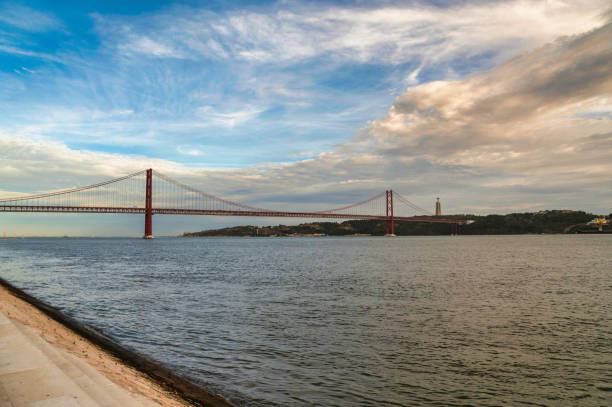 istock view of Tejo bridge in Lisbon Downtown 1438699694