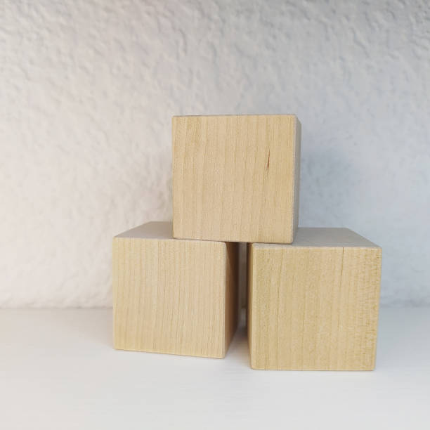 istock Wooden toy cubes 3 pcs 1438700029
