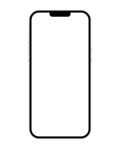 ilustraciones, imágenes clip art, dibujos animados e iconos de stock de maqueta vectorial de teléfono inteligente sobre fondo blanco - phone mockup