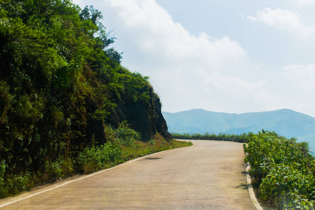 Mountaintop road of Mullayanagiri peak,India