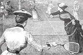 istock New York City,  tennis in prospect park, 1885 1438705932