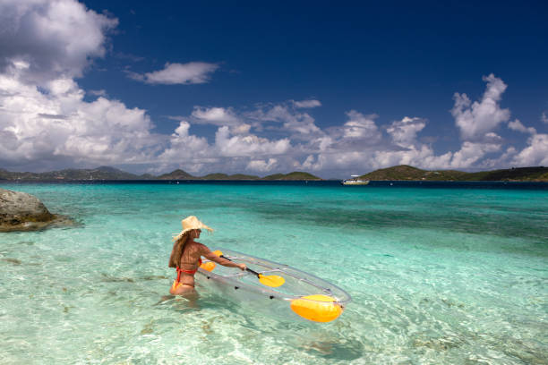 istock Woman  kayaking 1438710668