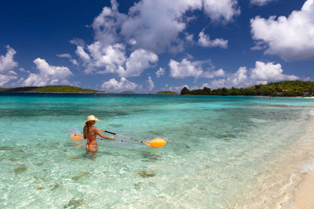 istock Woman  kayaking 1438710797