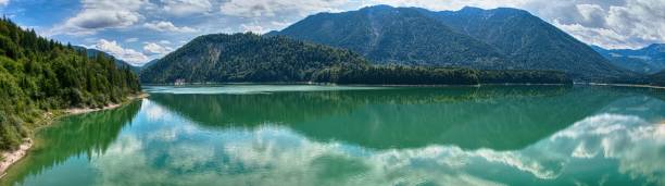 istock Beautiful panoramic landscape in Sylvensteinsperre 1438714882