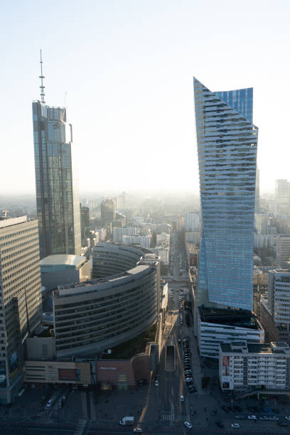 istock Modern buildings aerial view 1438717369