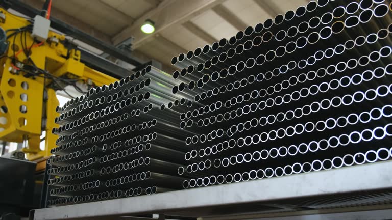 Aluminum Pipe Storage