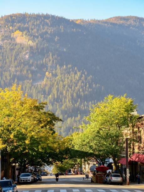 istock A Quiet Street in Autumn 1438727603