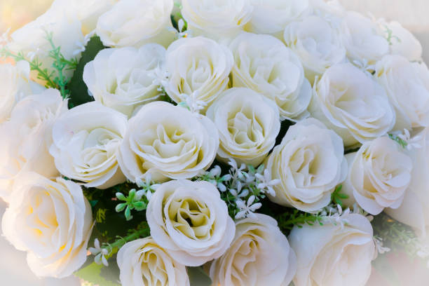 istock bouquet of white roses 1438731203
