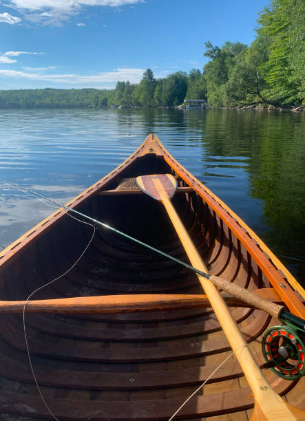istock Fly Fishing in Canoe 1438739427