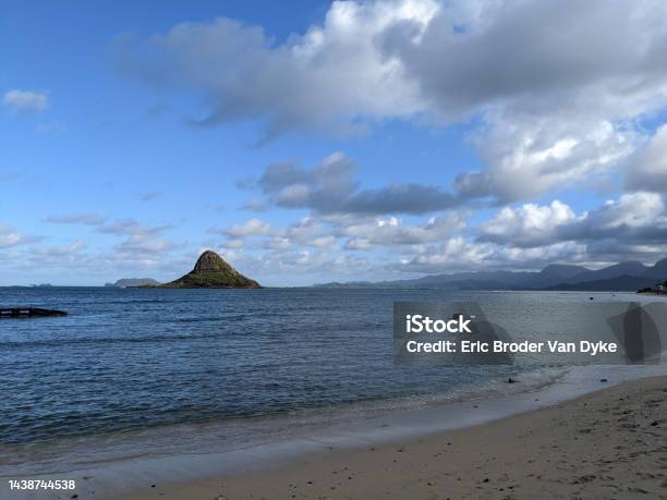 Beach With Mokoliêi Isalnd In The Distance Stock Photo - Download Image Now - Beach, Beauty, Blue