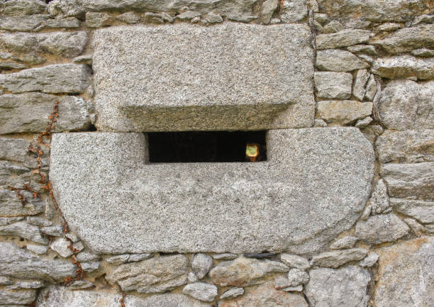 istock tiny window in the wall of a house 1438751571