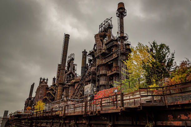 istock Abandoned steel plant in Bethlehem PA 1438772008