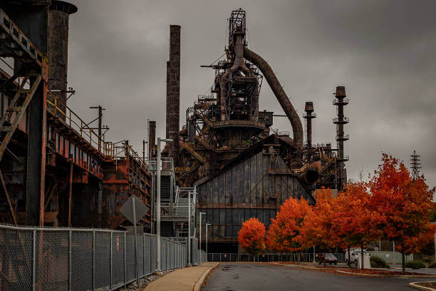 istock Abandoned steel plant in Bethlehem PA 1438772081