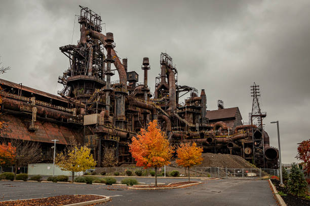 istock Abandoned steel plant in Bethlehem PA 1438772184