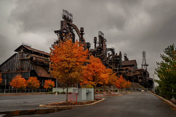 istock Abandoned steel plant in Bethlehem PA 1438772205