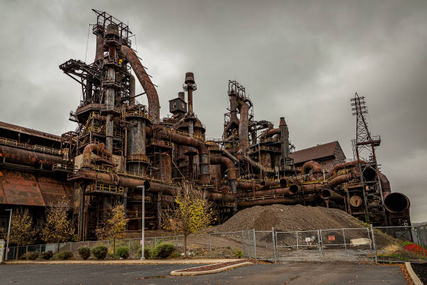 istock Abandoned steel plant in Bethlehem PA 1438772274