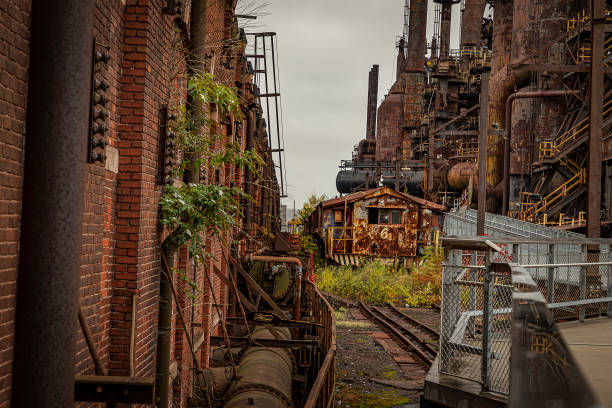 istock Abandoned steel plant in Bethlehem PA 1438772441