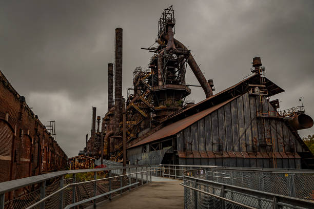 istock Abandoned steel plant in Bethlehem PA 1438772456