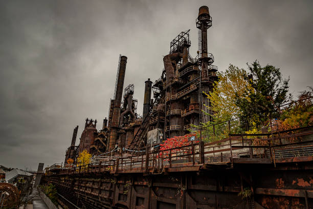 istock Abandoned steel plant in Bethlehem PA 1438773032