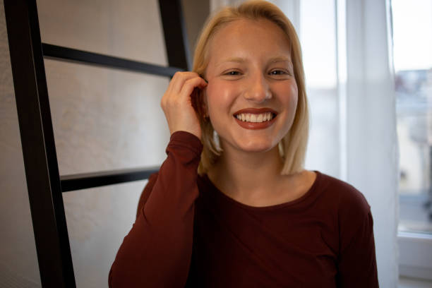istock Happy young woman 1438774676
