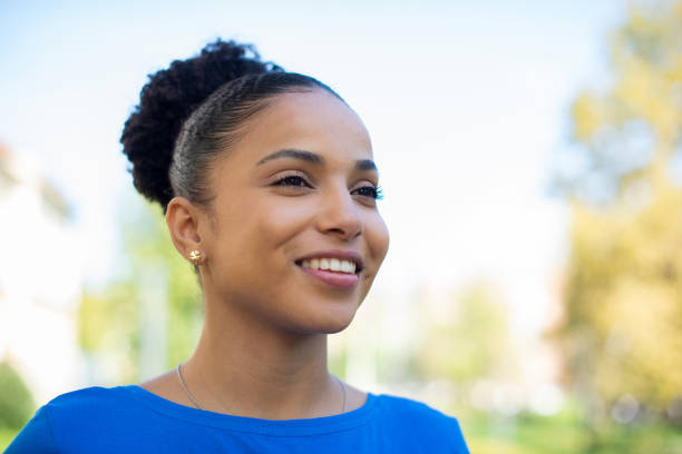 istock Beautiful young woman posing 1438775054