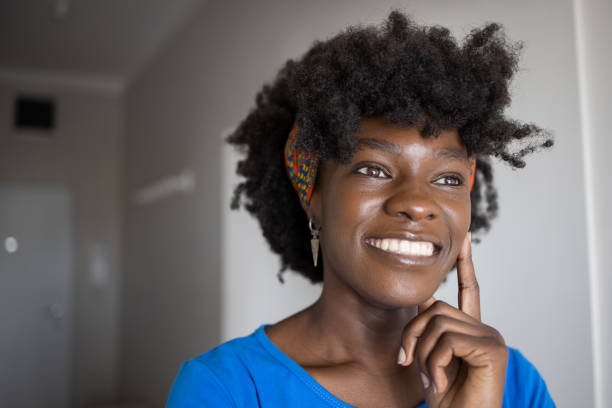 istock Beautiful young woman posing 1438775128
