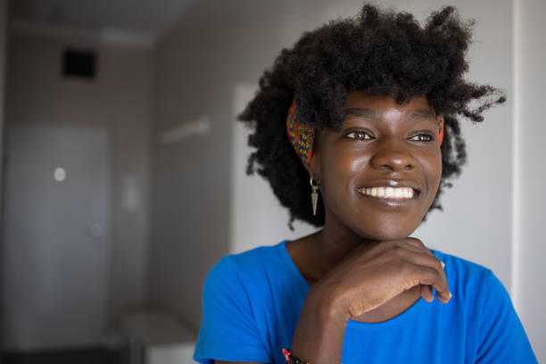 istock Beautiful young woman posing 1438775148