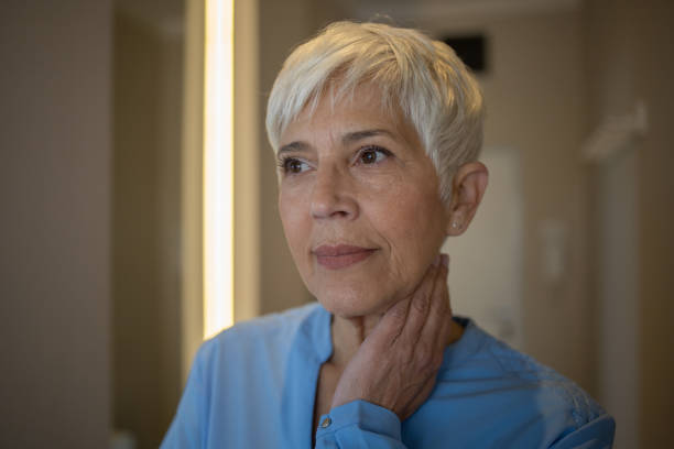 istock Beautiful senior woman posing 1438775247
