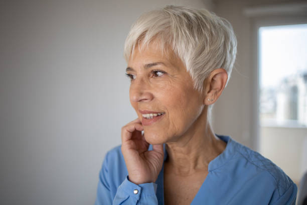 istock Elegant mature woman 1438775294