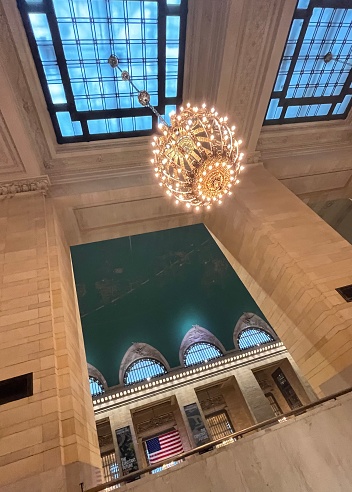 Chandelier and Terminal Ceiling at Grand Central