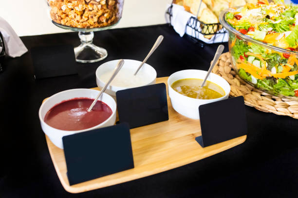 Dressings for the buffet meal